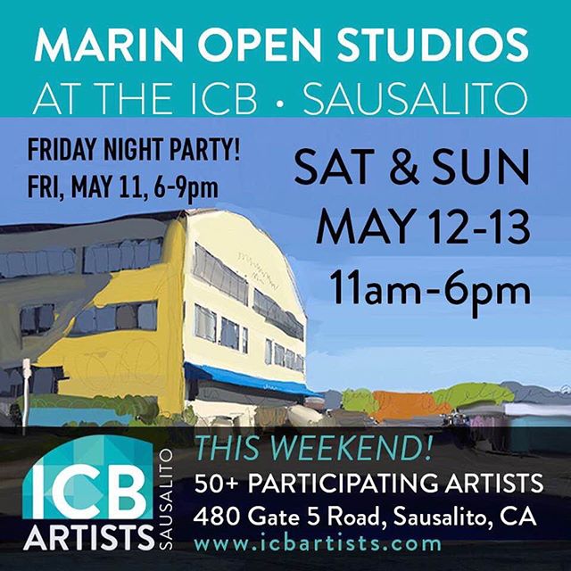 Get your art on this weekend! Take your mom out the see some art this Mother’s Day weekend. @marinopenstudios kicks off this weekend with 2 art filled days and a new evening event. Please join me and my fellow ICB artists @icbartists during Open Studios. . Location: I’m in studio 275 at the ICB 480 Gate 5 Road Sausalito Ca 94965 There are 50 participating @icbartists open for a true art market experience in one building . . I’ll be showing new pieces from my “Shard Series” including a demo of a large painting in progress. . Days and times: Open Studios Saturday/Sunday, May 12+13, 11am - 6pm . . ICB Opening Reception: Friday May 11, 6 - 9pm Location: ICB, 480 Gate 5 Road, Sausalito Free Admission/Free Parking/Family Friendly/ADA Accessible. . . .