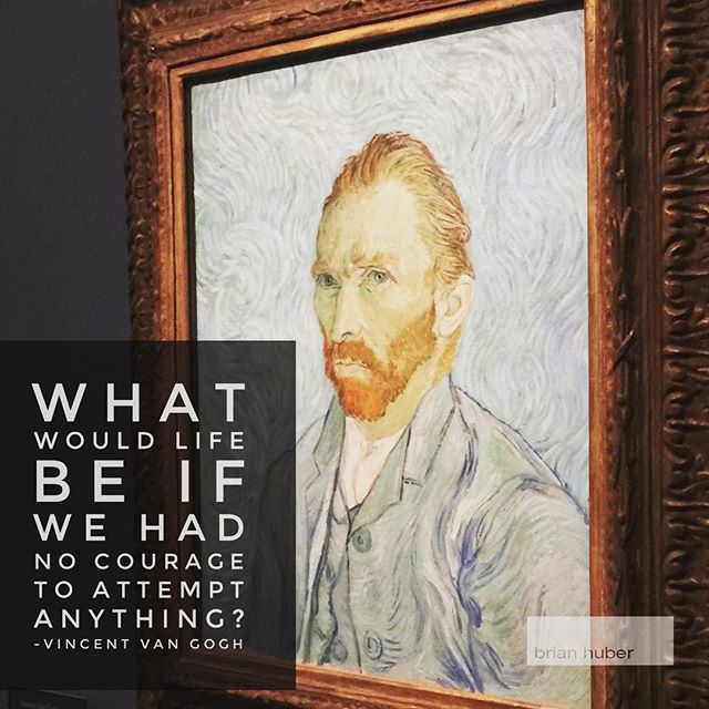 Happy birthday to Vincent Van Gogh "What would life be if we had no courage to attempt anything?" An amazing artist that created his work over a too short 10 year period. Was able to revisit and enjoy his work up close earlier this year.