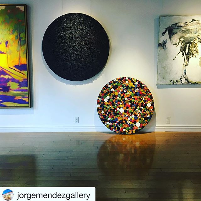 Looking forward to the kickoff of the Palm Springs art season @modernism_week and @artpalmsprings @jorgemendezgallery ・・・ Brian Huber’s new works displaying beautifully at the gallery. . . . . @brianhuberart