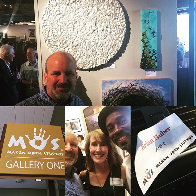 Opening reception for Marin Open Studios. Preview party packed with great art and art lovers. My piece Calliope is on display at the MOS preview gallery. @marinopenstudios is the next two weekends.