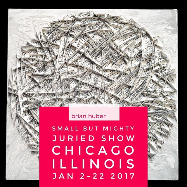 Painting off to Chicago: Small But Mighty juried show in Chicago. 20x20 piece Iron Lace will be shown at Christopher Art Gallery starting January 2 through 22. Yes there are art shows in Chicago in January!