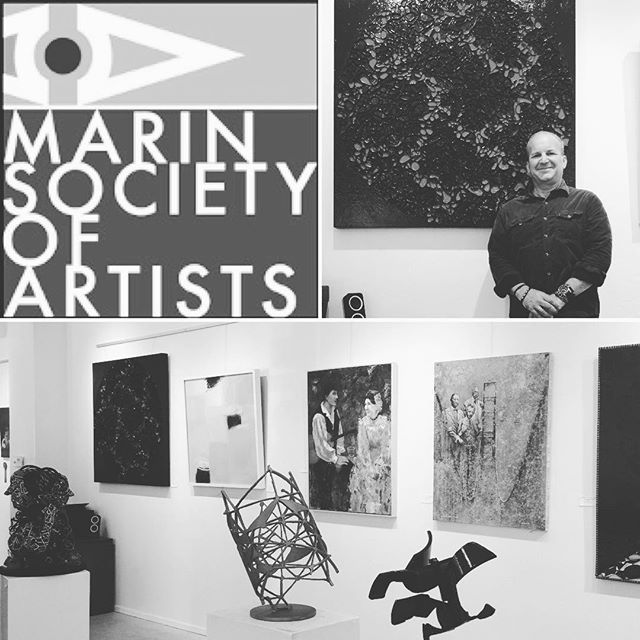Today in art land: chapter two - art opening at Marin Society of Artists. Great to have a piece in this National juried show "In your Dreams"