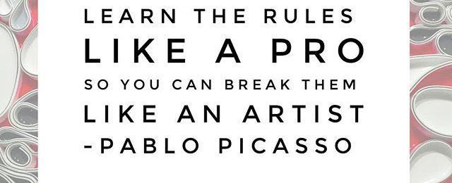 Arty quote of the day. Picasso one of the most influential artists of the 20th century. He produced an amazing and ground breaking array of
