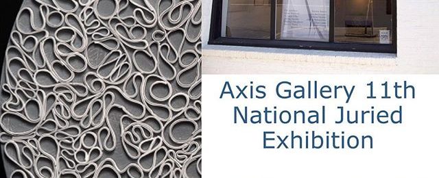 Honored to be one of the 46 artists (of the 1100+ pieces submitted) that are participating in the Axis Gallery 11th National Exhibition juried show