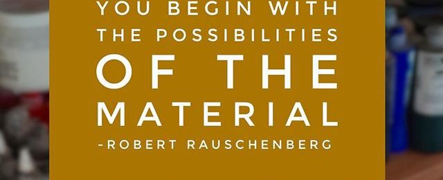 Quote of the Day in honor of the Robert Rauschenberg retrospective opening tomorrow at the Tate Modern in London. “Six sensational decades of work finally