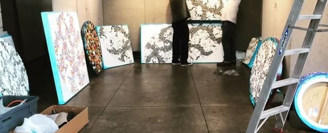SF Open studios show setup timelapse. . This weekend -You are invited to visit my open studios show in S.F. I and five other amazing artists will be showing in the SOMA /Mission Bay area of San Francisco on Artspan @artspansf Weekend 4: Show Dates: Saturday November 4 and Sunday November 5th 2017 11:00 am to 6:00 pm Location: Mission Bay Park Pavilion 290 Channel Street San Francisco CA