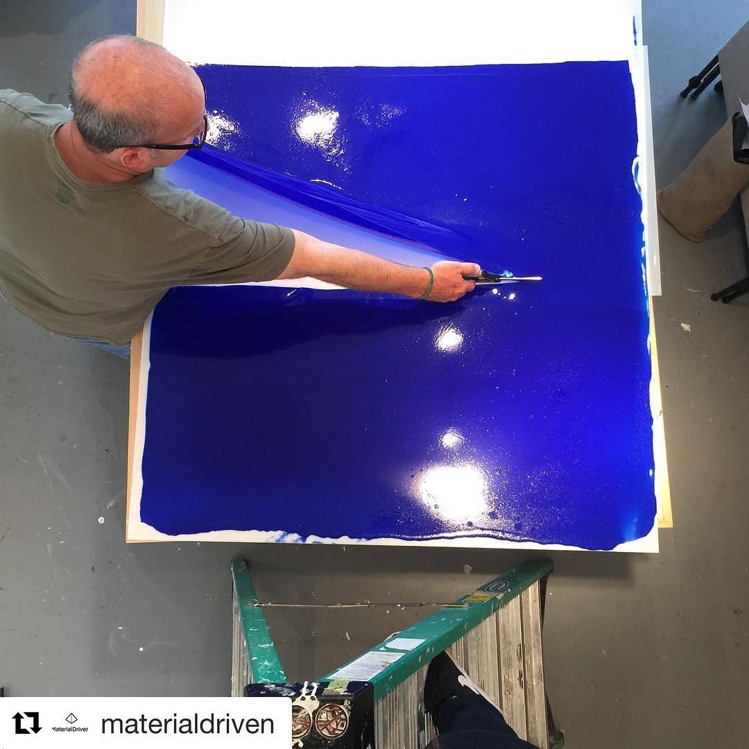 Honored to have my work and process featured today on the "Masters of Material"  feature on materialdriven.com  @materialdriven with @repostapp ・・・
Follow the link in our bio: From liquid acrylic gels to fabric-like sheets that he wields, artist Brian Huber @brianhuberart molds paint so that it behaves like both structure and infill, and behaves equally as textile, a hard material or a liquid might. Learn about Brian's generation of a polymorphic identity for paint, in the first of the 'Master of Material' series on our website today! Follow the link in our bio for the first of 5 investigative studies