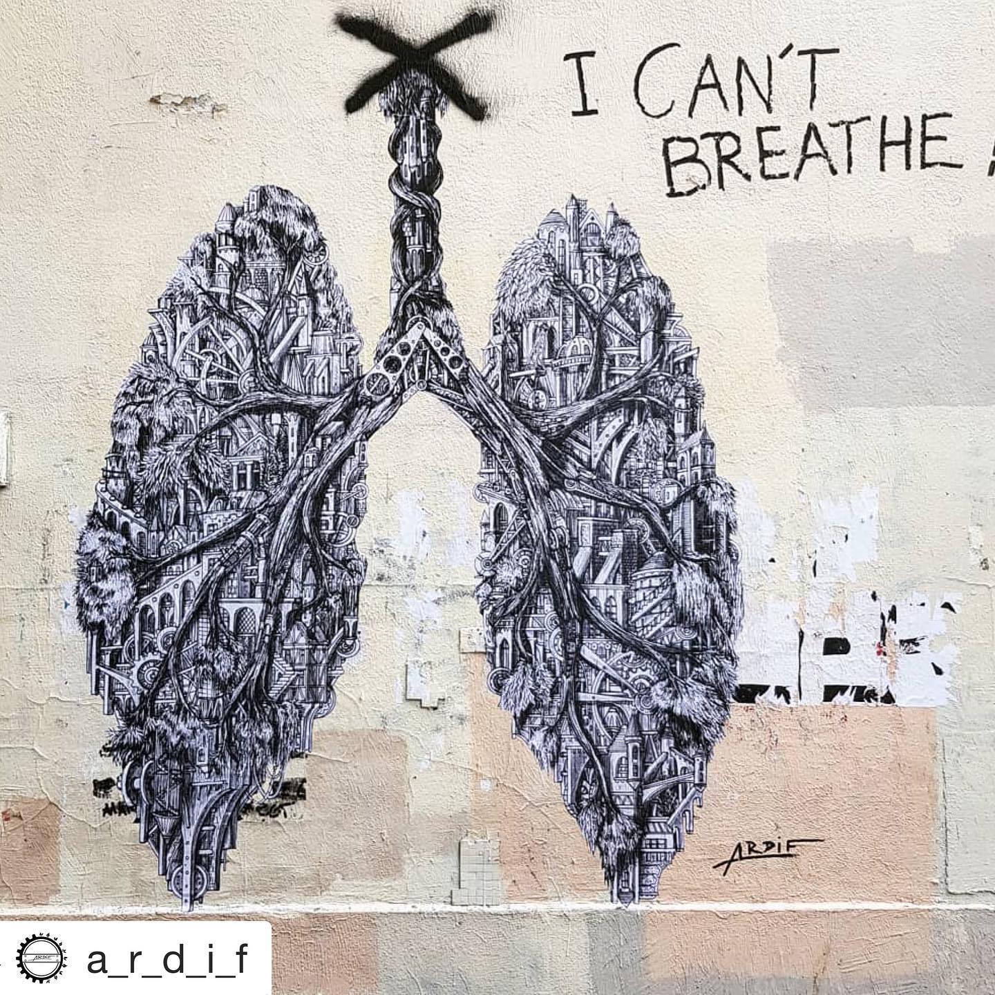 @a_r_d_i_f repost
・・・
"I can't breathe !" Says the Australians during the bushfires and the Californians during the fires. The planet is choking and burning.
.
"I can't breathe !" Says the covid patient in their hospital room
.
"I can't breathe !" Says George Floyd to the cop who murdered him and to the people of the world. .
.
.
.
2020 is an unbreathable year. We need respect, we need equality, we need peace, we need air.....
.
.