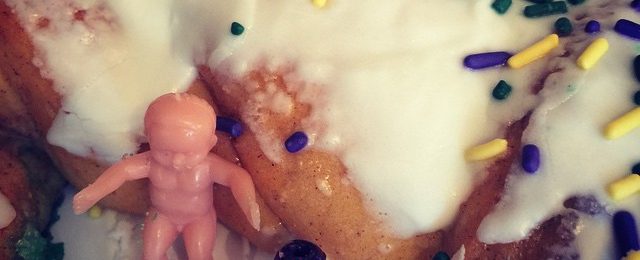 King cake baby season in New Awlins