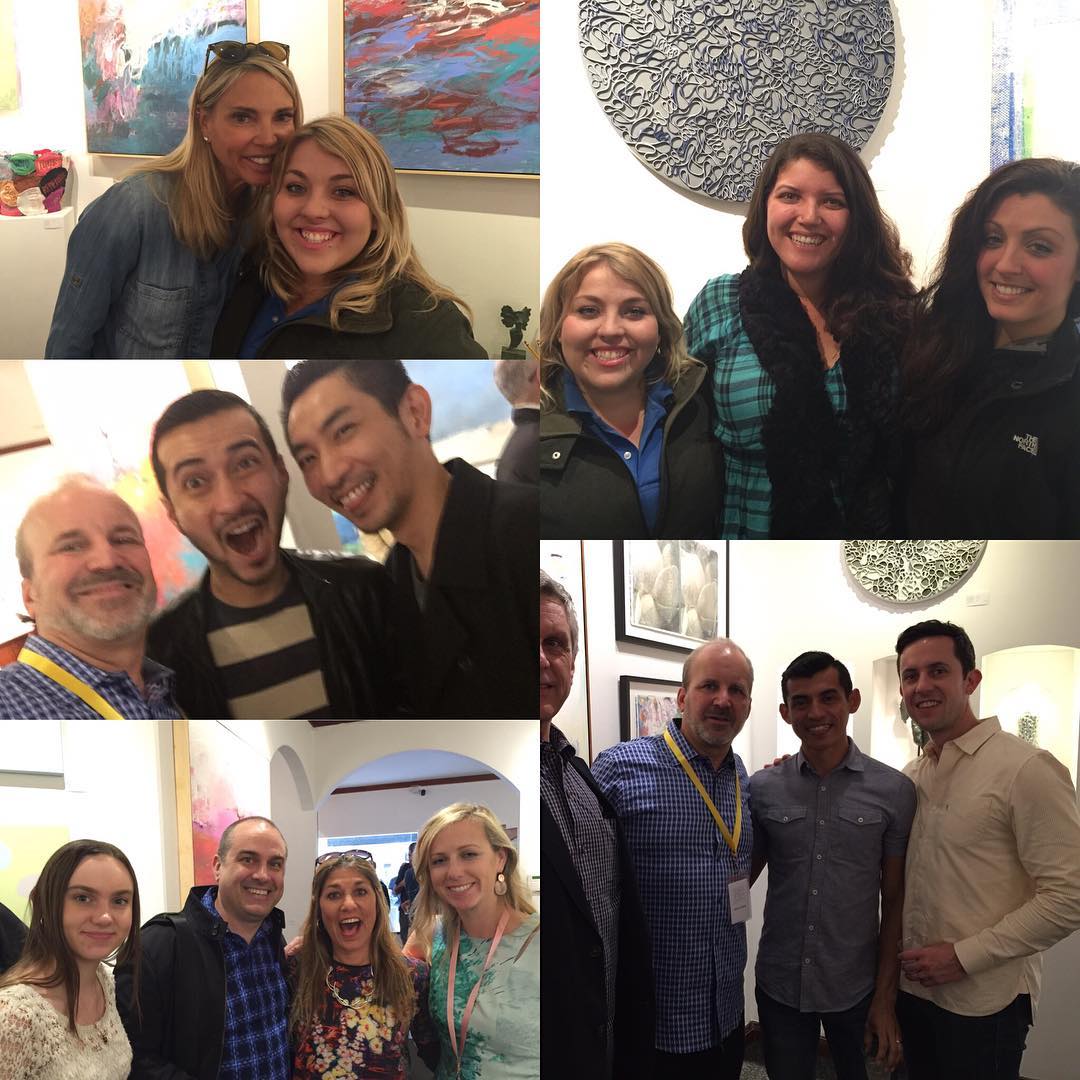 Opening night fun at @toadfishgallery amazing turn out and support for this new gallery in Sausalito. Very pleased to have my work shown here. Check out toad-fish.com
