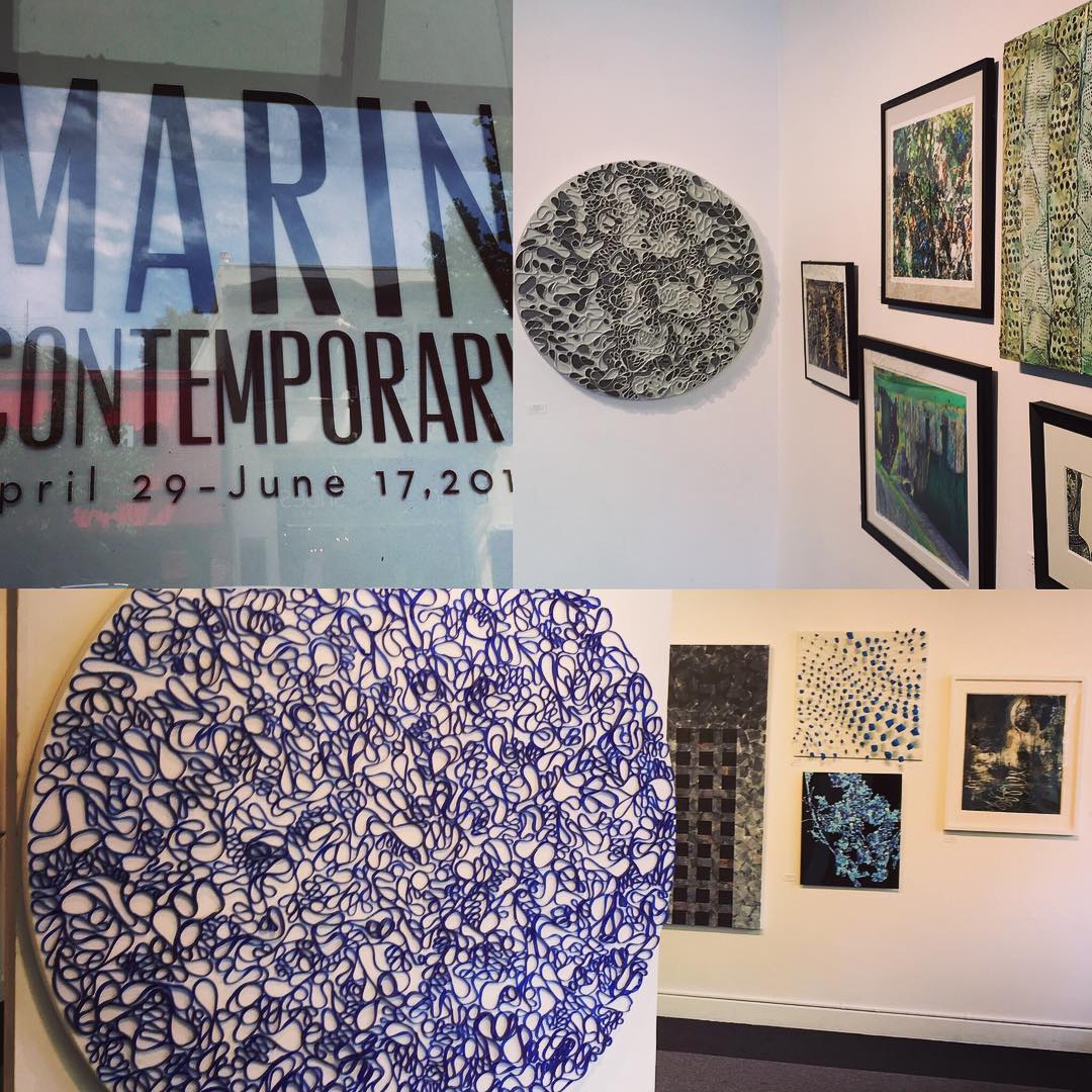 Today out and about: honored to have two pieces at the Marin Contempoary Juried Show. Opening reception June 9th 5 to 8 pm in conjunction with Friday art walk. Special thanks to Juror Julie Zenner  from @zscagallery for selecting my two pieces.